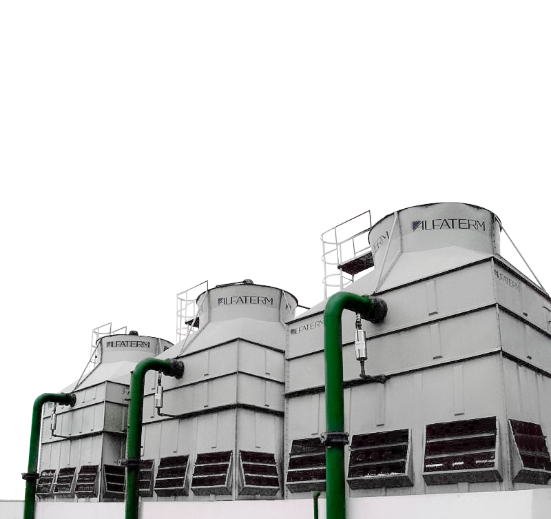 Torres de resfriamento de água ASP 1070 a 5500