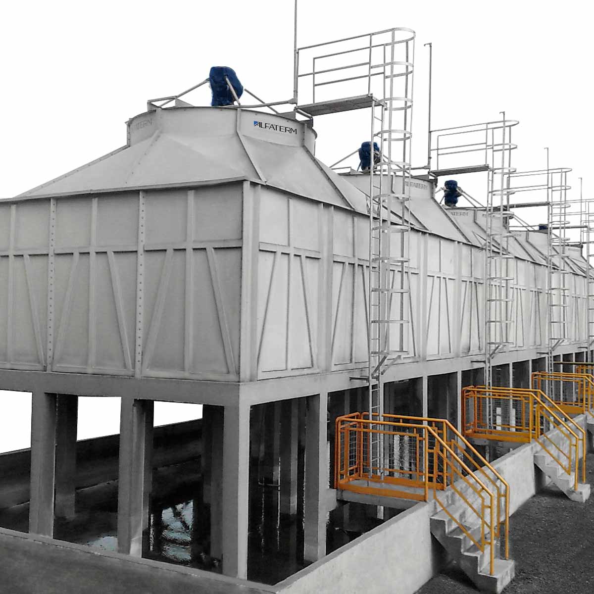 Torres de resfriamento de água EMC 38 a 121